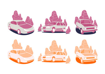 illustration of Car flat design