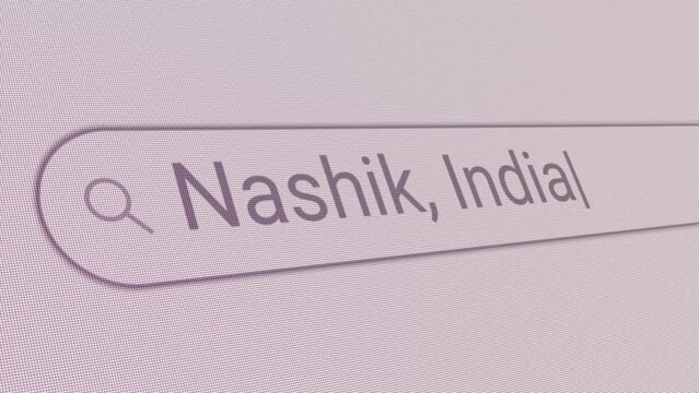 Search Bar Nashik India 
Close Up Single Line Typing Text Box Layout Web Database Browser Engine Concept