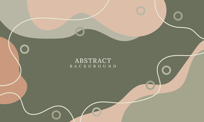 Flat design abstract vector background