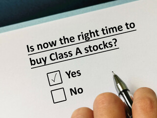 Questionnaire about investment