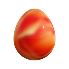 3D rendering Easter egg isolated on white background