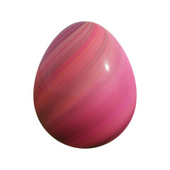3D rendering Easter egg isolated on white background