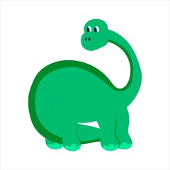 Cartoon dinosaurs. Baby dino prehistoric animals.