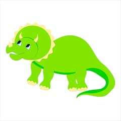Cartoon dinosaurs. Baby dino prehistoric animals.