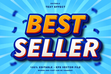 Best Seller 3D Editable Text Effect