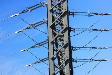 some high voltage cables