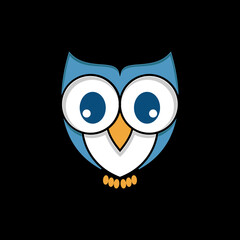 owl bird esport gaming mascot logo template illustration