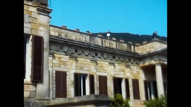 front wide ,Villa San Martino, Napoleon Bonapartes private house during his exile on the Isle of Elba