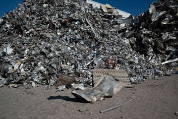 industrial Recycling. Metall