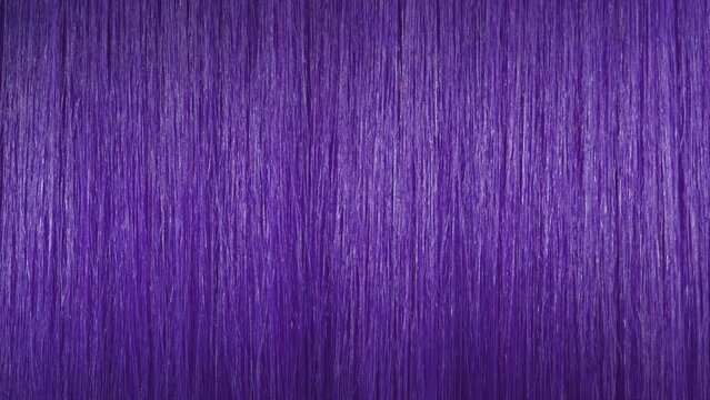 Hair texture | A wave passes through purple hair | Hair dye commercial