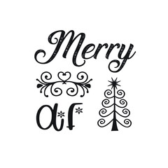Fototapeta premium Christmas T-shirt Design Vector. Good for Clothes, Greeting Card, Poster, and Mug Design. Printable Vector Illustration, EPS 10.