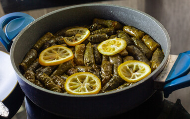 food made from grape leaves
