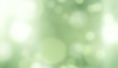 Spring background - abstract wallpaper - green blurred bokeh lights	
