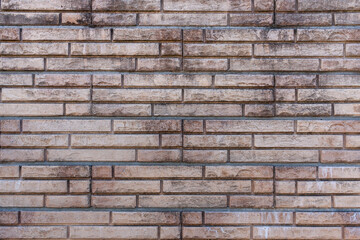 Obraz premium 煉瓦風のタイルの壁