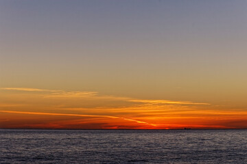 Alba di sole sulla costa ionica Etnea