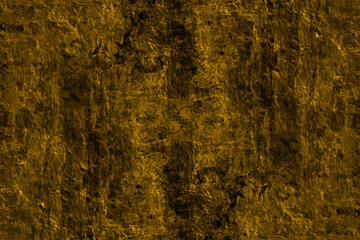 Rugged stone wall surface with seamless golden grunge texture for background