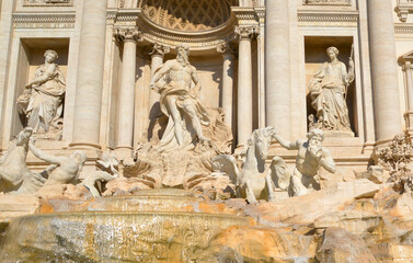Trevi fountain in Rome
