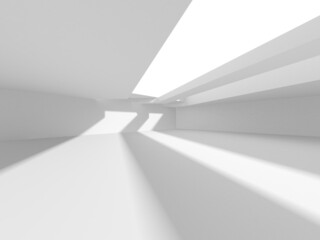 White Modern Background. Abstract Building Concept