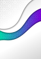 Trendy islamic poster background with mosque, arabic pattern, lantern, moon, and crescent. Can be used for greeting card, poster, banner, invitation, brochure, ramadan, eid, adha, iftar invitation.