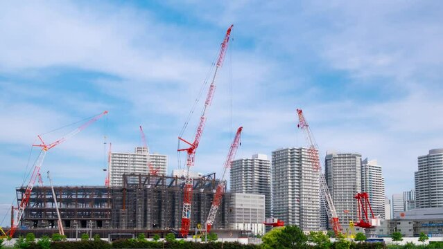 建設現場　タイムラプス