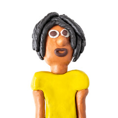 portrait of a young man with dreadlocks