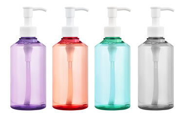 3d render cosmetics dispenser bottles mockup