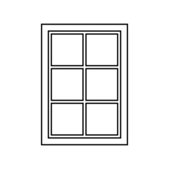 Window icon in line style