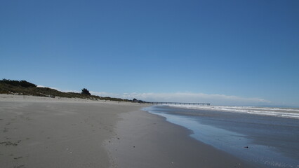 Fototapeta na wymiar New Brighton Beach (Christchurch)