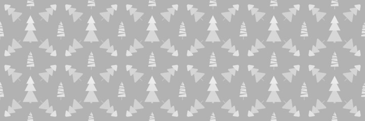 Obraz premium Seamless pattern with christmas trees. Abstract geometric wallpaper. Print for textiles, flyers and posters. Artwork for design