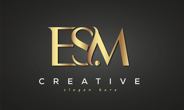 ESM creative luxury logo design