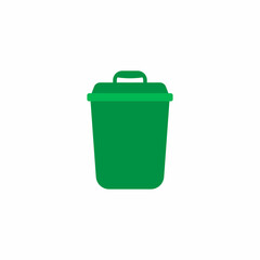 trash bin icon design template illustration vector