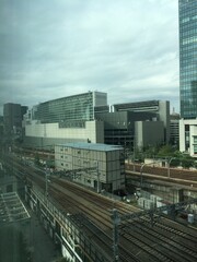 building & railways Tokyo station Sept. 3rd 2014