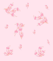 Fototapeta na wymiar Abstract background using pink watercolor.Use for web design,patterns,postcards and banners.
