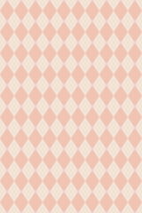 Pink diamond-shaped quadrangle(rhombus) wallpaper seamless background