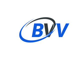 BVV letter creative modern elegant swoosh logo design