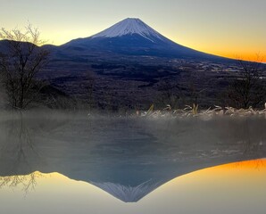 mountain in winter