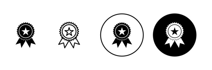 Badge icon set. Awards icon vector. Achieve sign and symbols