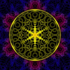 mandala drawing digital symmetrical pattern	