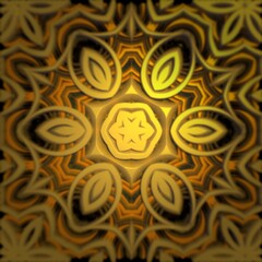 mandala drawing digital symmetrical pattern	