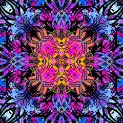 mandala drawing digital symmetrical pattern	