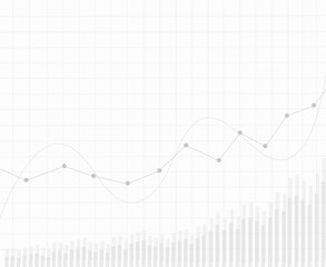 Financial background chart and finance diagram graph. bullish trend. up trend investment. trading graph. finance grid pattern. 