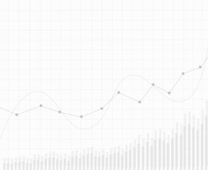 Financial background chart and finance diagram graph. bullish trend. up trend investment. trading graph. finance grid pattern. 