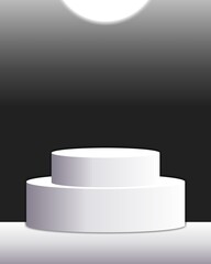 podium with pedestal