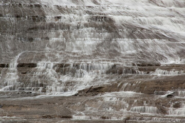 Lovely waterfall outdoors