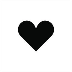 Heart icon, Love symbol, Love icon vector illustration on white background