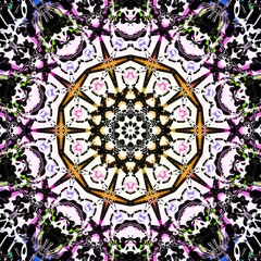 mandala drawing digital symmetrical pattern	