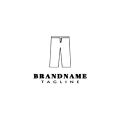 blue jeans logo icon design template vector illustration