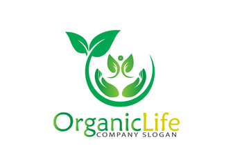 Tree organic life nature vector logo icon 