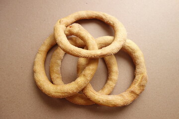 Roscón resobado from the municipality of La Vega, Cundinamarca, Colombia.  Ring shaped cookie
Roscón de la Vega, Cundinamarca, Colombia. Galleta en forma de anillo