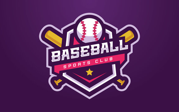Modern and Creative Baseball Club Logo for Sports Team